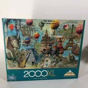 2000 XL Puzzle New In Box "The World"